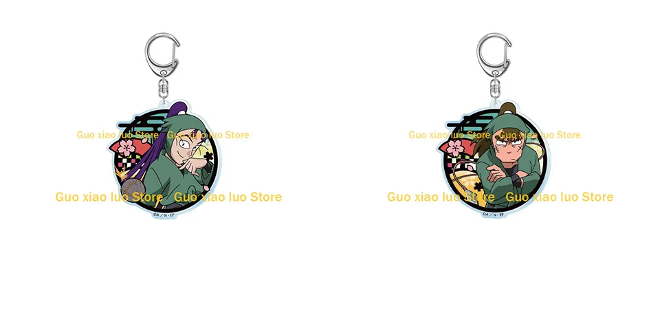 Nintama Rantaro Handsuke Doi Raizo Fuwa Hachizaemon Takeya Tomesaburo Kema Saburo Hachiya Kirimaru Round Acryl Keychain Keyring – Detail 7
