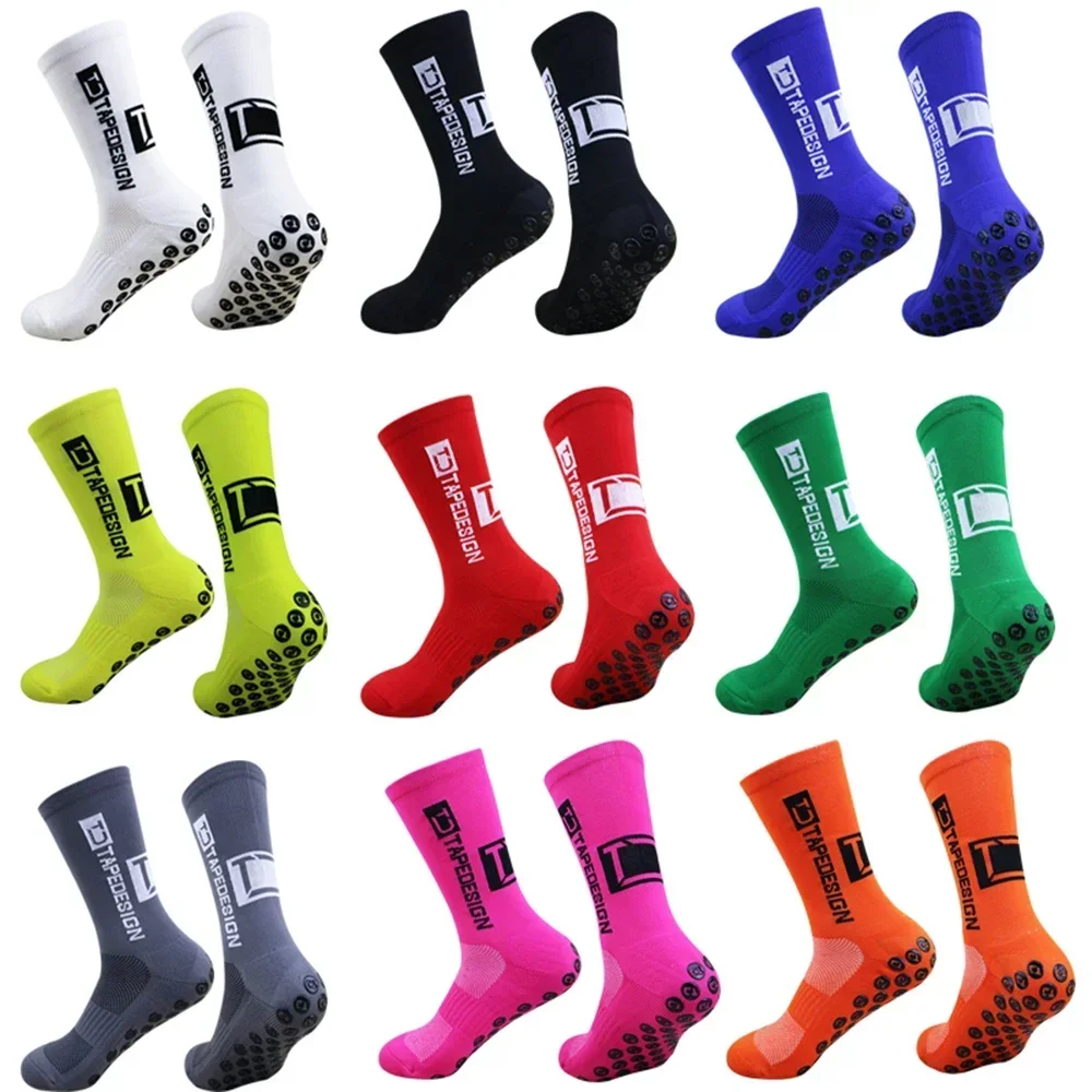 Non Slip Soccer Socks 1 Pair Men Football Basketball Sport Cycling