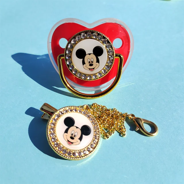 Chaine Sucette Mickey Bleu – bébé.mu