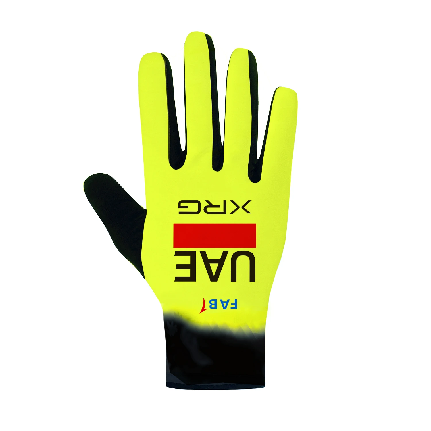 UAE Gold Full Finger Winter Cycling and Fitness Gloves