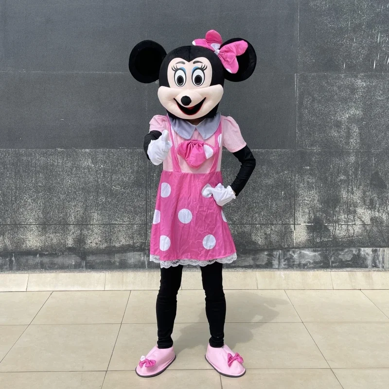 thumbnail image 1 of Customized Disney Mickey Minnie Mouse Mascot Set Classic Cartoon Characters Advertising Event Party Adult Costume Cute Mascot, 1 of 5