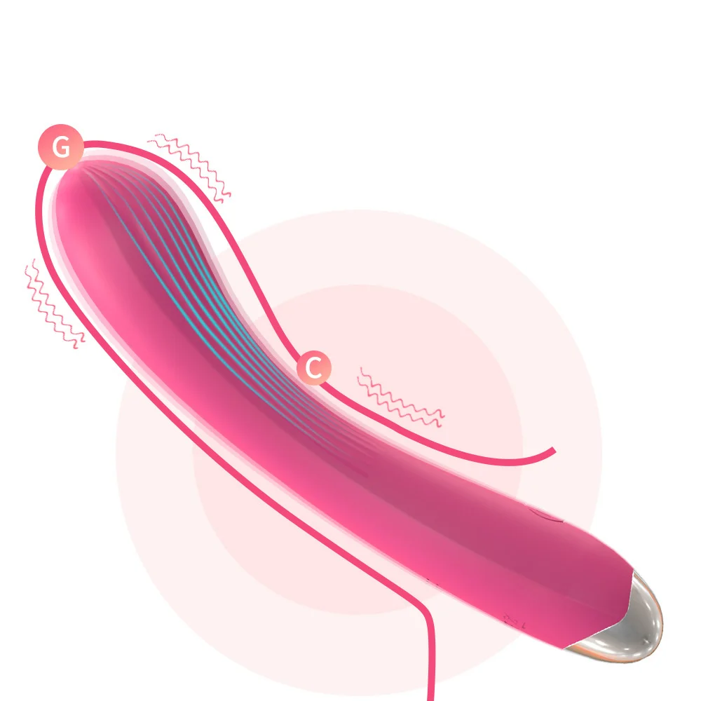 Vibratore del punto G per principianti per le donne Stimolatore del clitoride del capezzolo Orgasmo Vibratore del dito Dildo a forma di vibrazioni Giocattoli del sesso per_voghion.com