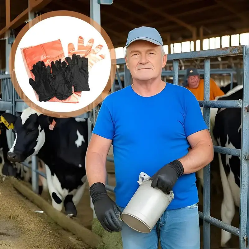 Outdoor Work Gloves Multipurpose Deer Gutting Gloves Field Dressing Supplies User Friendly Gloves Set for Pool Cleaning