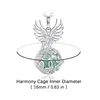 Eudora New Harmony Ball 16mm Winged Angel Girl Cage Pendant Necklace Angel Caller Personality Fashion Jewelry For Pregnant Women 2