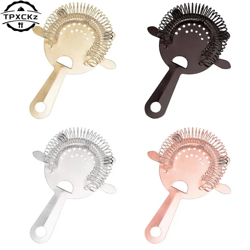 Bar Strainer Stainless Steel Cocktail Strainer Bar Sprung Cocktail Shaker Mixed Drink Bartender Professional Tools Kitchen, cocktail shaker strainer,cocktail bar tool set