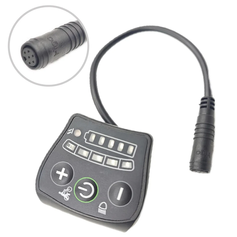 

1 шт. дисплей для Bafang Mid-Motor DZ43, совместимый с BBS0102 BBSD UART протокол ABS, Черные Аксессуары для велоспорта на открытом воздухе