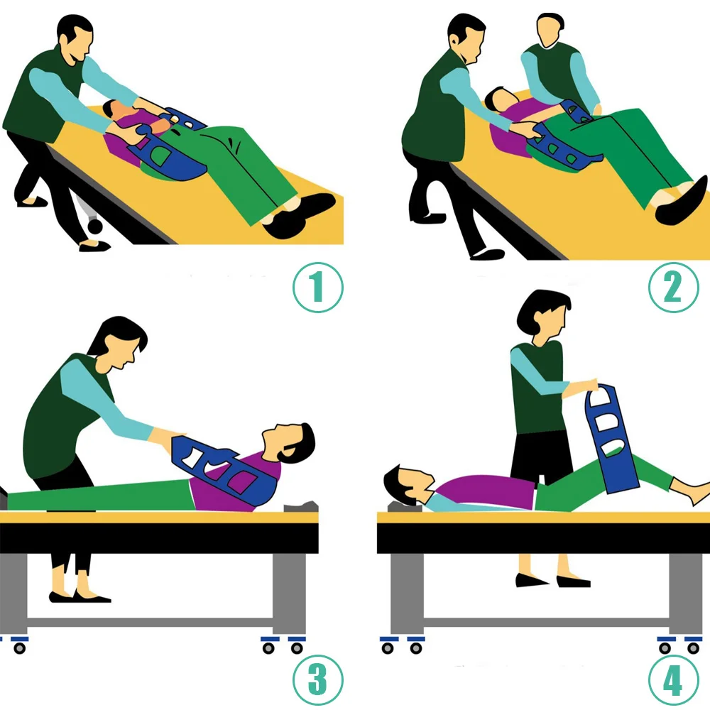 1PC Patient Transfer Nursing Sling Removable Auxiliary Nursing Accessory for Elderly Bedridden Safe Lifting Bandage Lift Belt