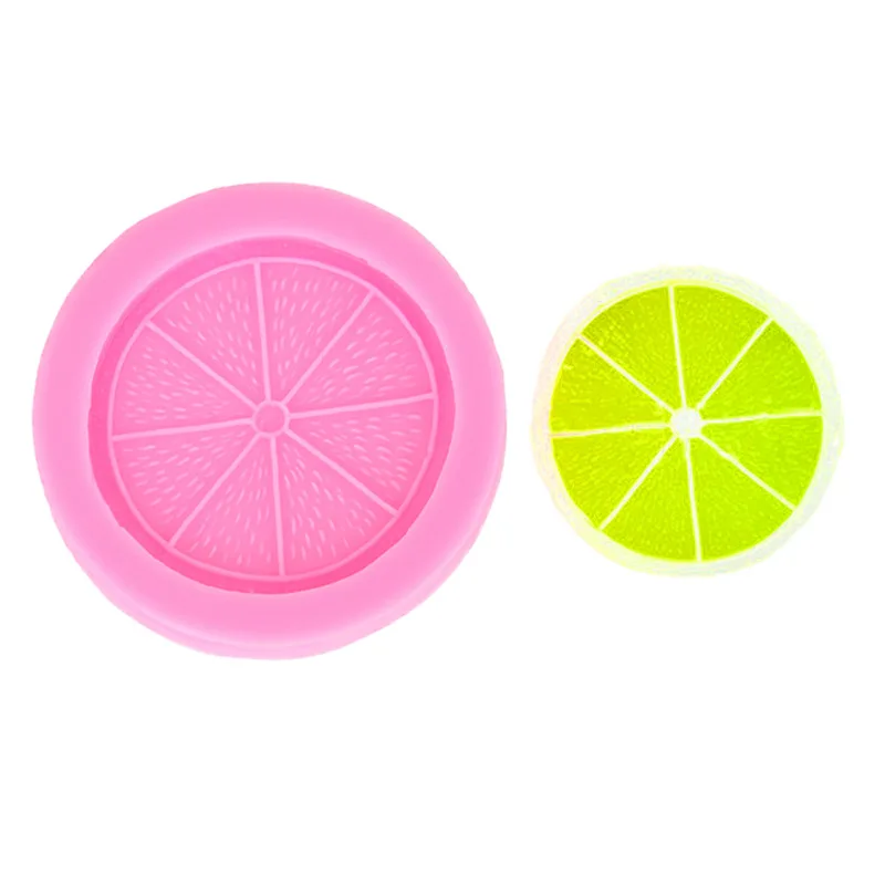 

1pc Fruit Lemon Slice Silicone Mold Chocolate Fondant DIY Cake Decoration Mould Sugarcraft Molds Resin Tool Bakeware