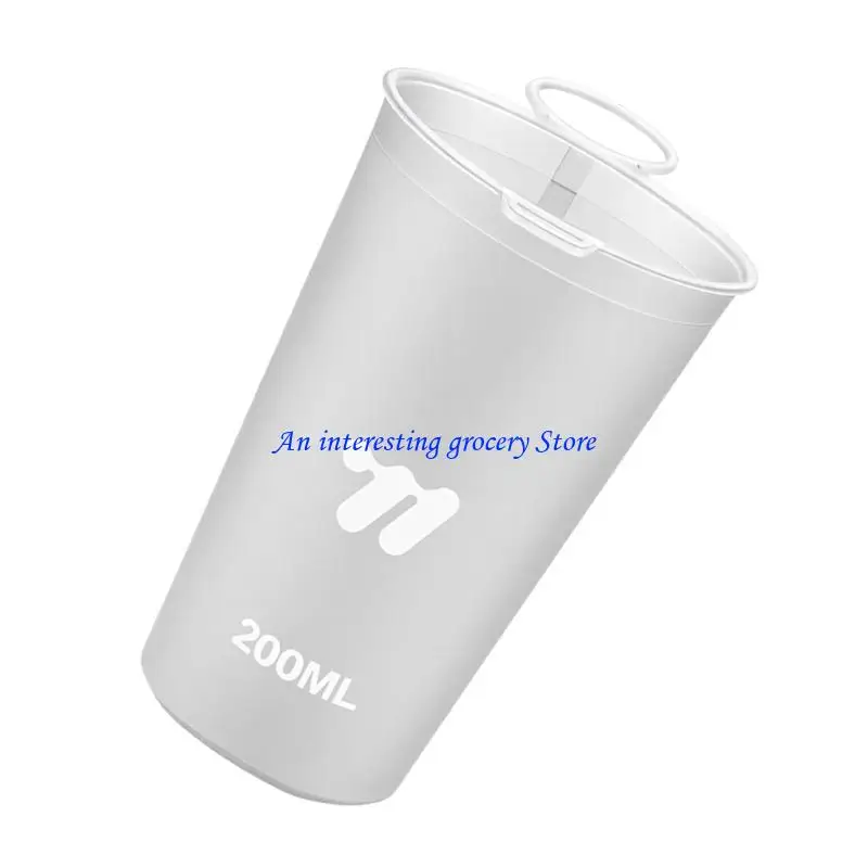 652D 접이식 물 용기 200ML 청소가 쉬운 넓은 입 디자인 물 운반대