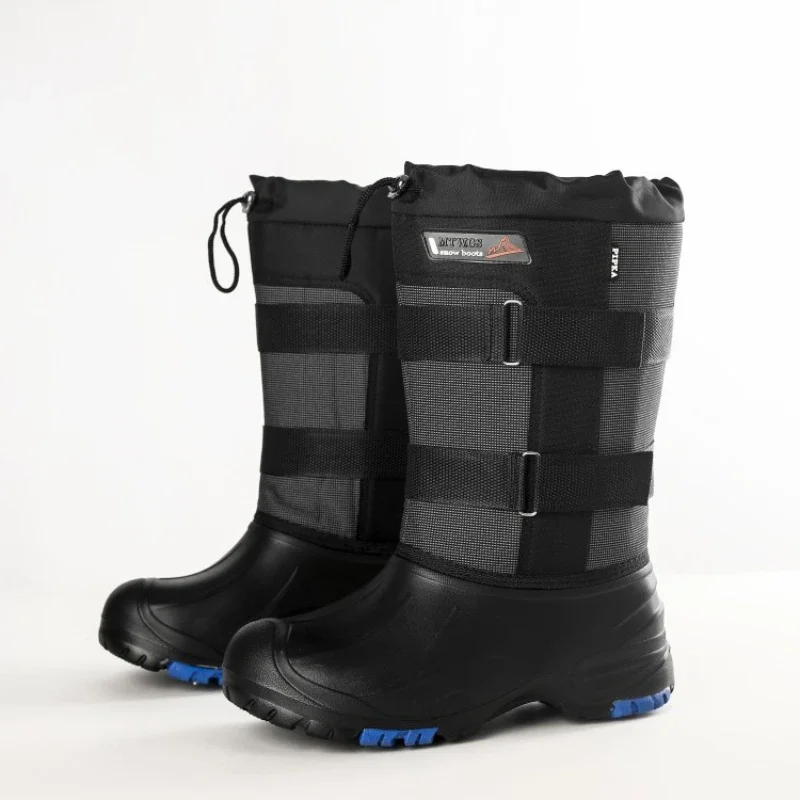 Winter Boots 2026 New Camouflage Snow Boots Men Shoes Rain Waterproof With Fur Plush Warm Male Casual Mid-Calf Work Fishing Boot