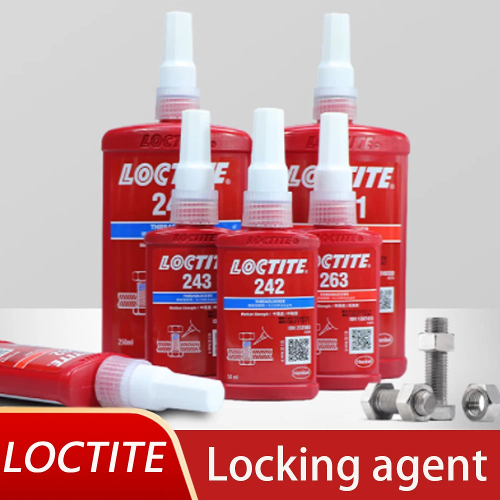 Loctite243ScrewLockingAgent242263FasteningAntilooseningMediumHighLowStrengthHigh