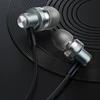 Metal stereo tuning digital decoding Type-C wired headphones for Huawei Samsung C flat port in-ear 4