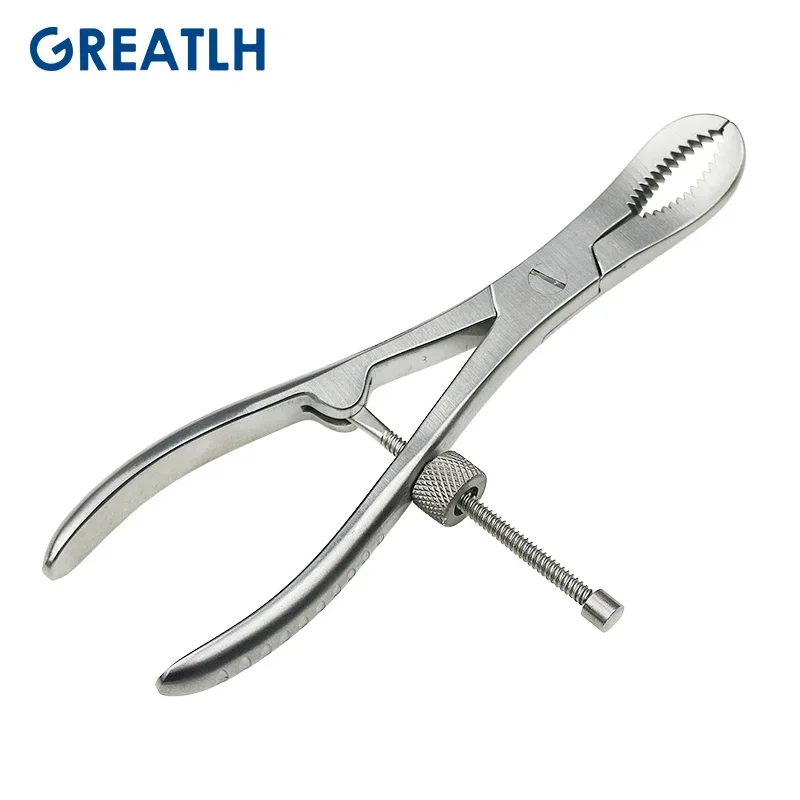 Orthopedic Instruments Stainless Steel Toothed Phalanges Reduction Forceps Autoclavable Bone Holding Forceps Veterinary Orthopedics Instruments 1pcs orthopedic instruments veterinary surgical instruments