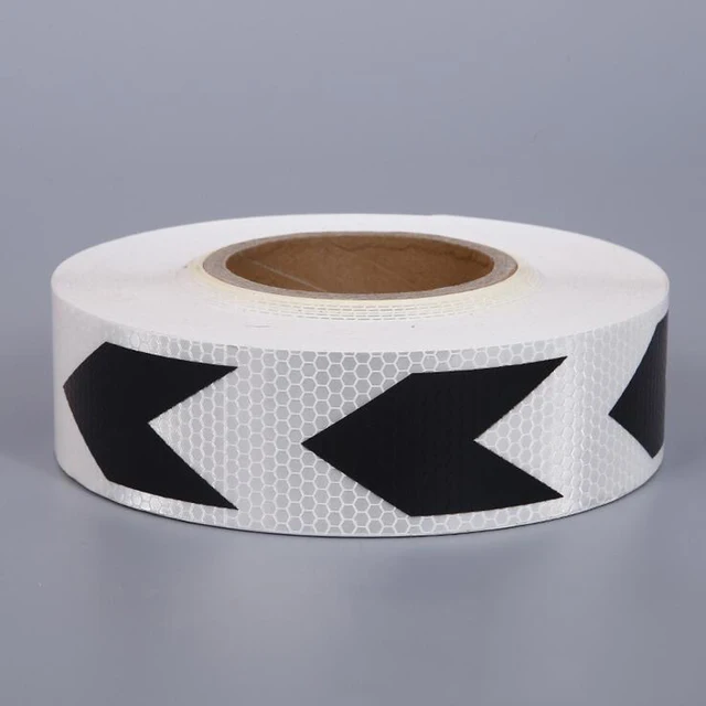 Reflective Arrow Safety Stickers for Cars & Helmets
