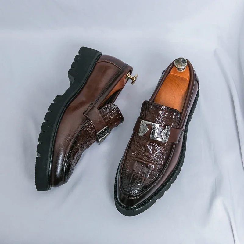 S7546af3534e04c1bb2f8526af183fb7cc Stylish VIPOL White Loafers for Men Slip-On Dress Shoes for Parties