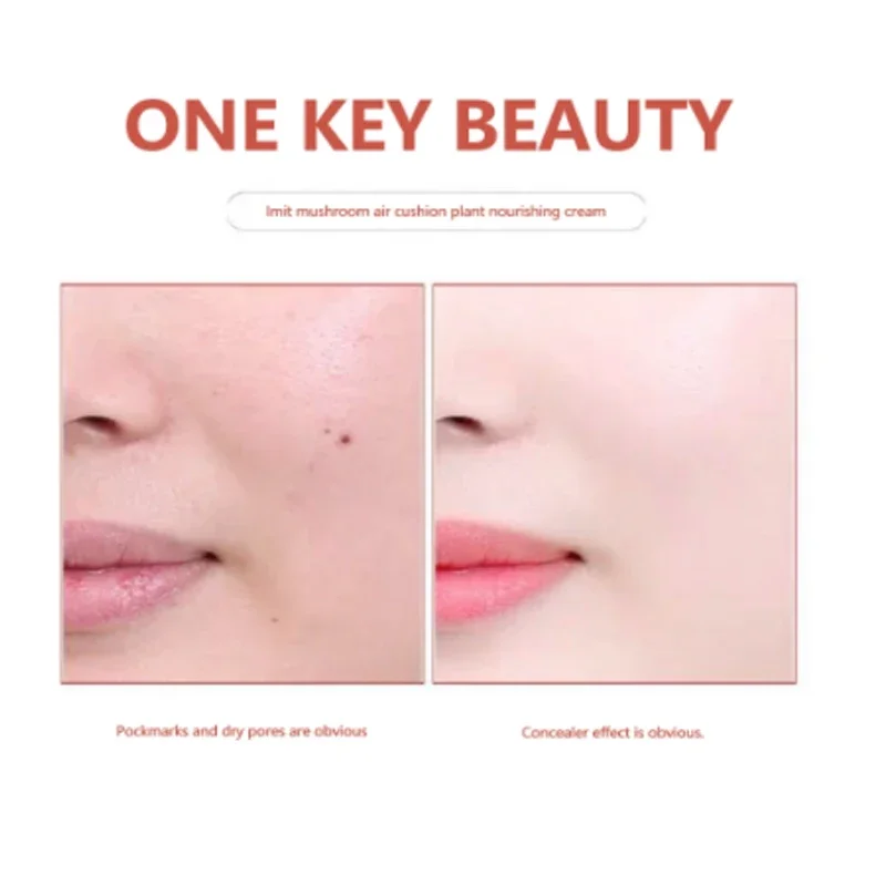 Air Cushion CC Cream Mushroom Head Foundation Moisturizing Long Lasting Face Comestics Natural Brighten Face Base Tone Make Up 5