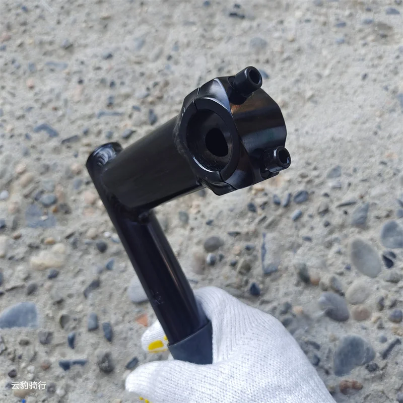 Attacco manubrio per bicicletta Manubrio in alluminio con design a collo di cigno per bici elettrica 80mm * 25,4mm * 22,2mm * 180L Accessori per biciclette  18