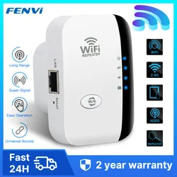 FENVI High - Speed Wireless WiFi Range Extender and Signal Booster Amplifier - US Plug