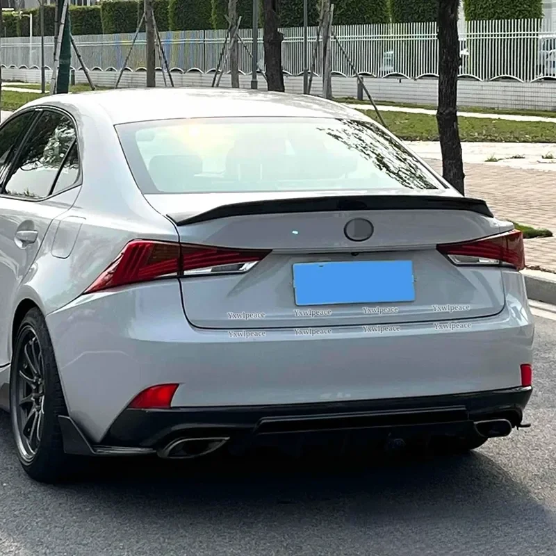 Lexus us-車用の本物のカーボンファイバー製リアスポイラー
