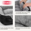 ATUBAN Dog Beds for Large Dogs, Washable Pet Bed Mattress Comfortable, Warming Rectangle Bed for Medium and Large Dogs, Cat Pets 3 ATUBAN Dog Beds for Large Dogs, Washable Pet Bed Mattress Comfortable, Warming Rectangle Bed for Medium and Large Dogs, Cat Pets 3