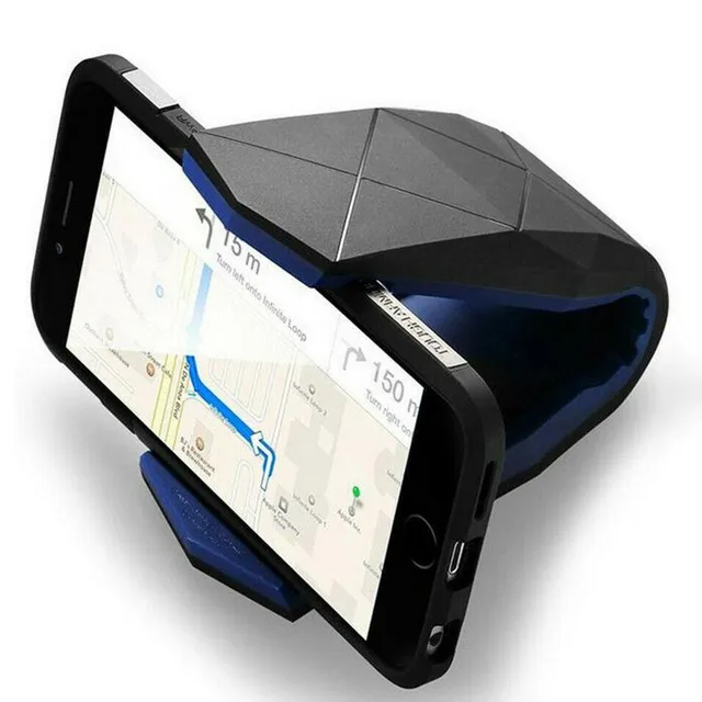 Clip Phone Holder Stand Dashboard GPS Holder Mount Plastic Black Blue Car Cell Phone Stand 3