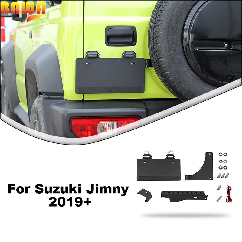 BAWA Auto Hinten Tür Leiter Für Suzuki Jimny 2019 2020 2021 2022 JB74  Aluminium Legierung Heckklappe Leiter Zubehör Für Jimny 2019 Up - AliExpress