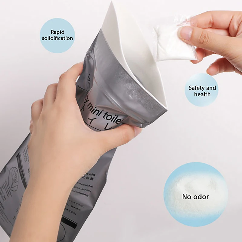 Women Portable Urinal 6Pcs 700ml Car Emergency Urine Bag Disposable Mini Toilet Bag Urine Container Portable Outdoor Travel Car Urinals for Men Women