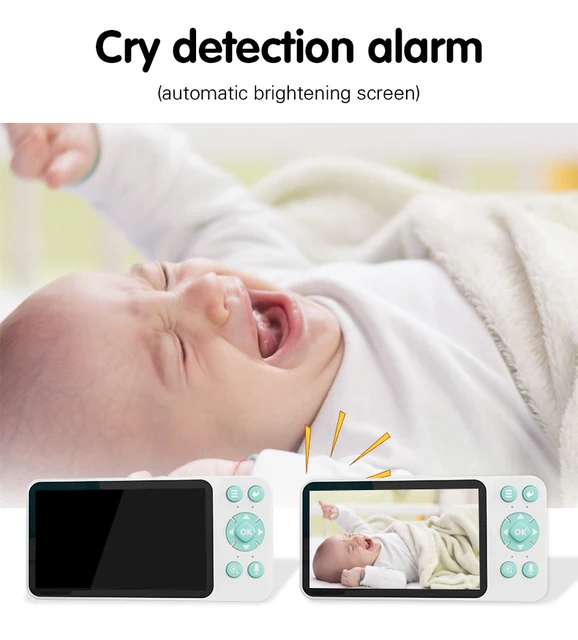 Danmini Video Intercom Baby Monitor TUYA APP Remote Control Infrared Night Vision Crying Detection 1080P Indoor Security Camera 4