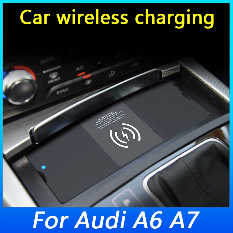 LOYEUANR 15W Wireless charging plate For Audi A6 C7 A7 S6 RS6 S7