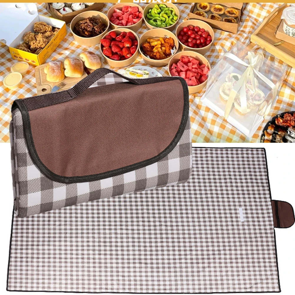 

Outdoor Picnic Mat Blanket Foldable Portable Waterproof Tent Camping Travel Hiking Beach Seat Sleeping Pad Sandproof Beach Use