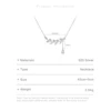 ANDYWEN 925 Sterling Silver Gold Leafs Zircon CZ Pendant Necklace Long Chain Women Drop Fine Jewelry 2023 Crystal Luxury Jewelry 6