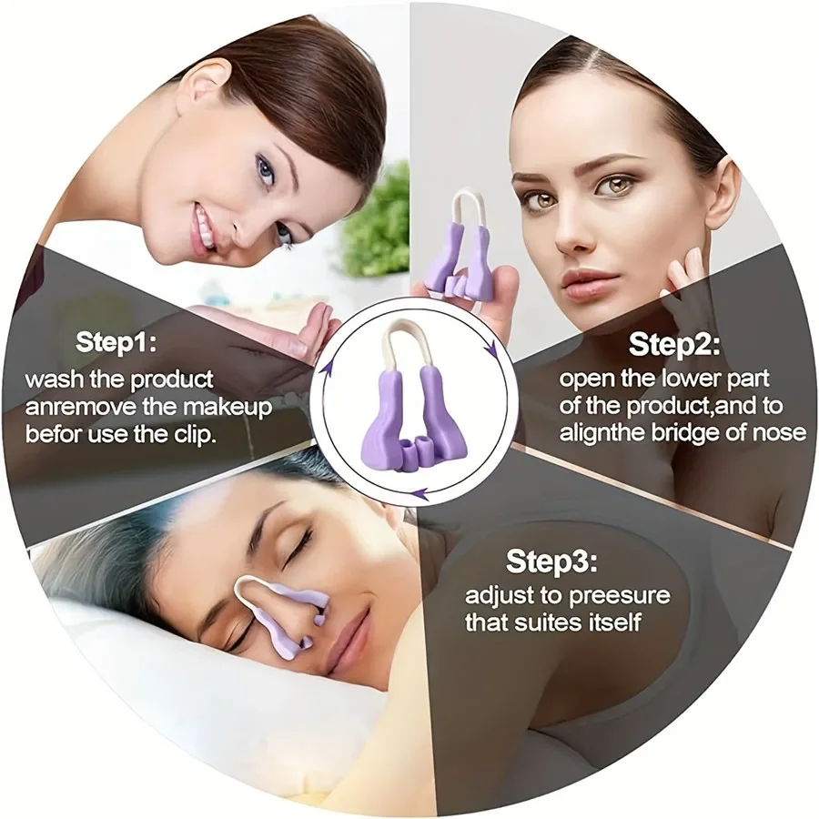1pc Nose Shaper For Wide Noses Nose Straightener Corrector Shrinker Beauty Nose Clip For Women Men
