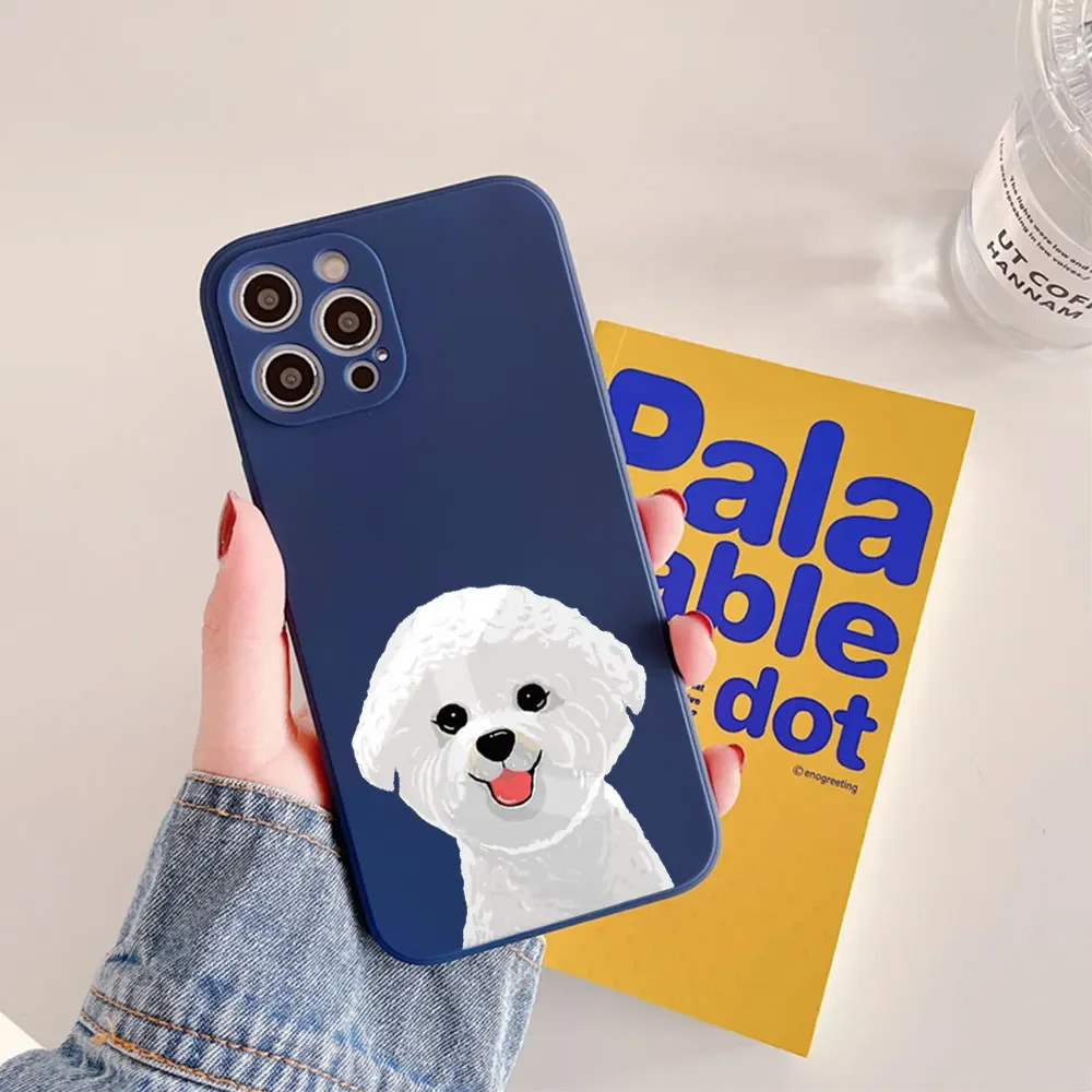 Adorable French Bulldog Poodle Border Collie Silicone Phone Case Cover
