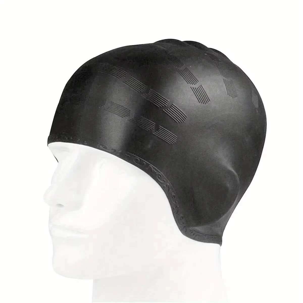 Swimming Cap Silicone Protects Long Hair with Ear Pockets for Adults & Teens