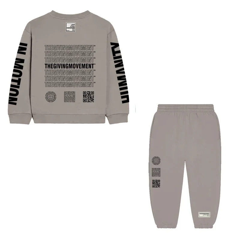 BabyGirlClothesJoggerSet2PieceCottonSweatshirtandSweatpants