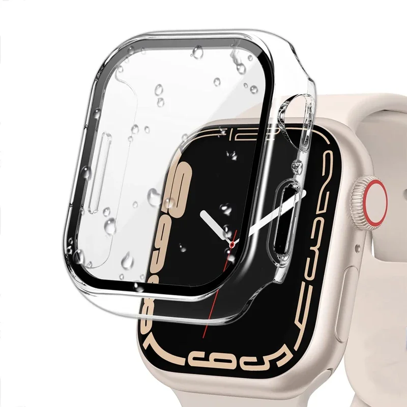 Vibrant Watch Case with Built-in Tempered Glass Screen Protector