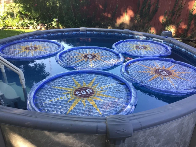 Ssr1 Ssra-100 Solar Sun Rings Pool Water Heater With Anchors Solar Mat  Swimming Pool Spa Heater 21000 Btu Cover Heating Floats - Accessories -  AliExpress