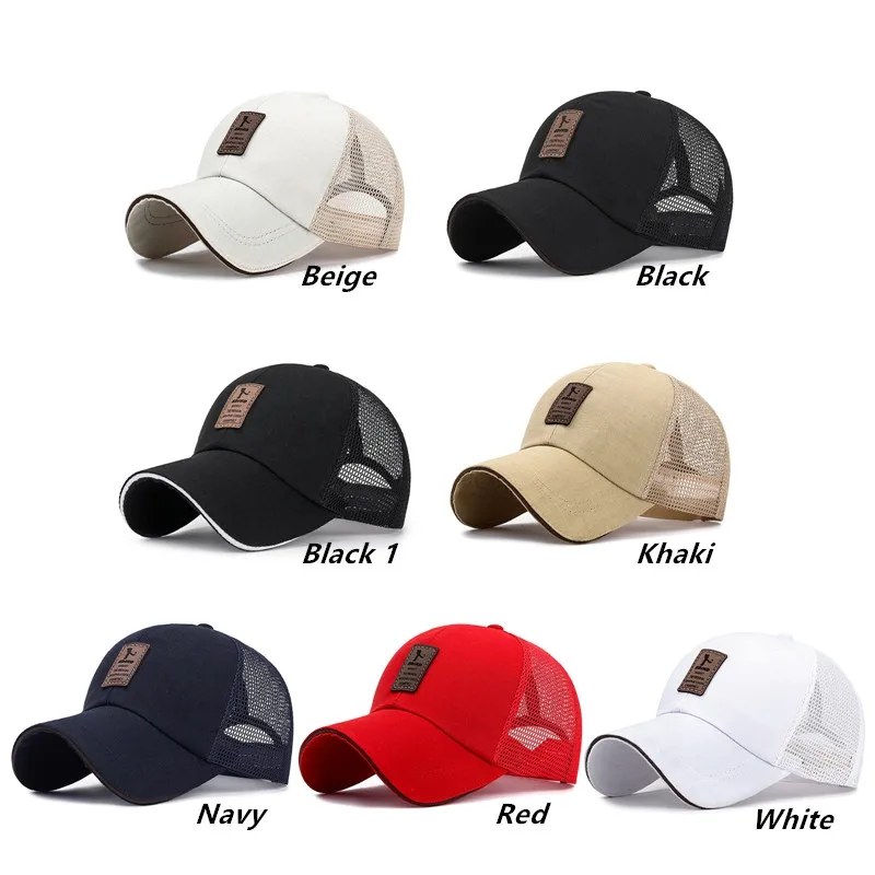 Tennis Caps Summer Breathable Net Mesh Baseball Cap