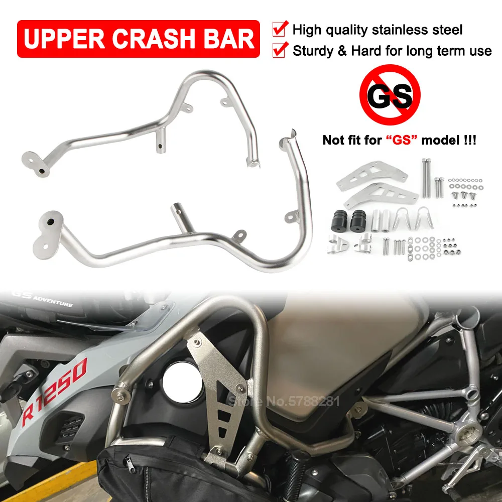 For BMW R1250GS Adventure Stainless Steel Motorcycle Tank Guard Crash