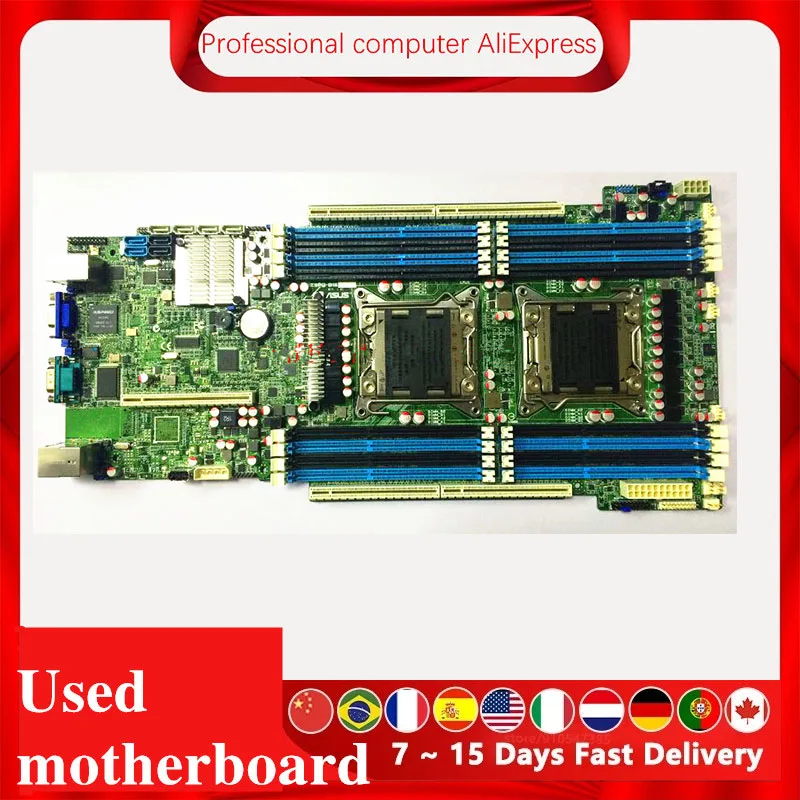 Para Asus Z9PG D16 Esc4000 G2 Usado Original Para Intel C602 Servidor 