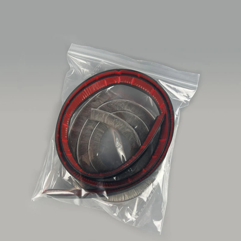 Door Stopper Door Bottoom Draft with Brush Wind Noise Reduction Seal Strip Under Door Sealing Blocker Guard Sealer Weatherstrip door stopper door bottom sealing strip