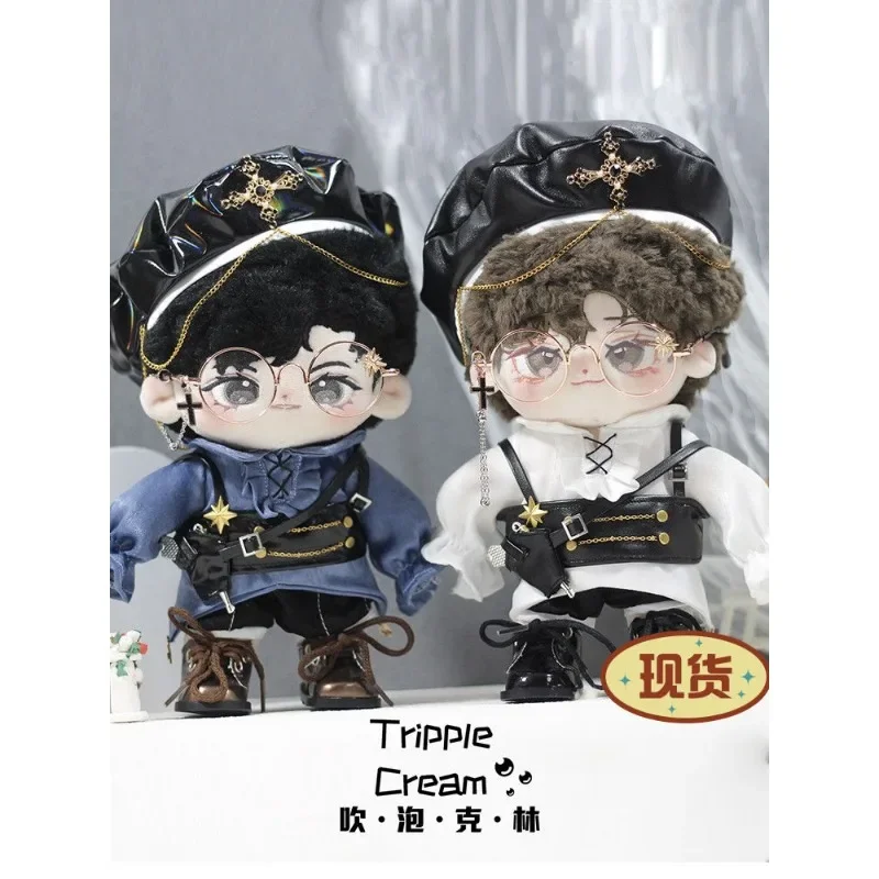 20cm cotton doll clothes for cool and handsome gentlemen 2