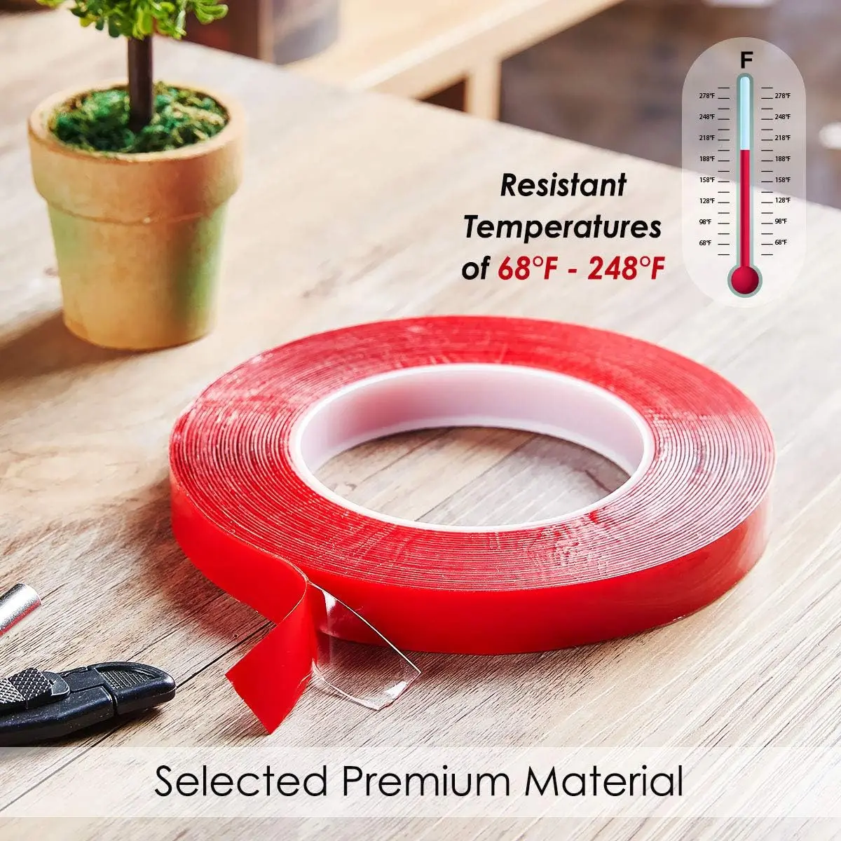 투명 아크릴 양면 테이프 헤비 듀티 나노 테이프 Traceless Washable 접착 스티커 Clear Sticky Power Foam Tapes