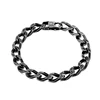Hip Hop Cuban Chain Vintage Bracelet For Men 9mm Six sided Grinding Stainless Steel Bangle Trend Male Fashion Hand Jewelry Gifts 3