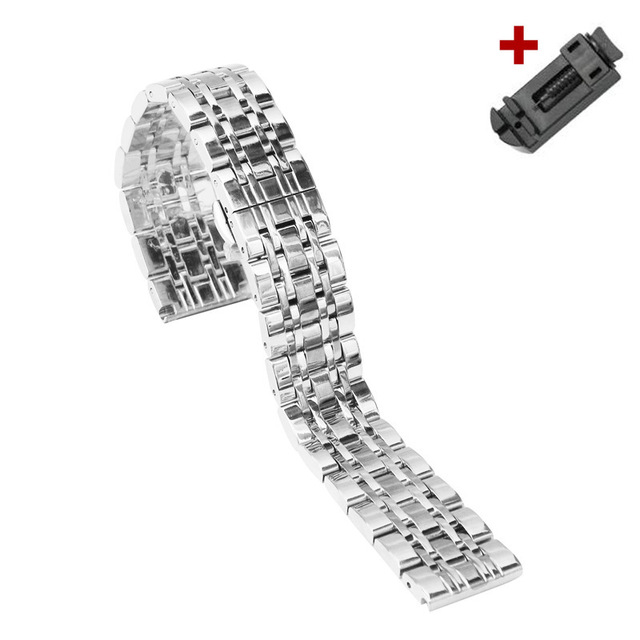 Metal strap for samsung galaxy watch4 46 42mm S3 gear sport for huawei GT pro for Emporio Armani Stainless Steel Bracelet