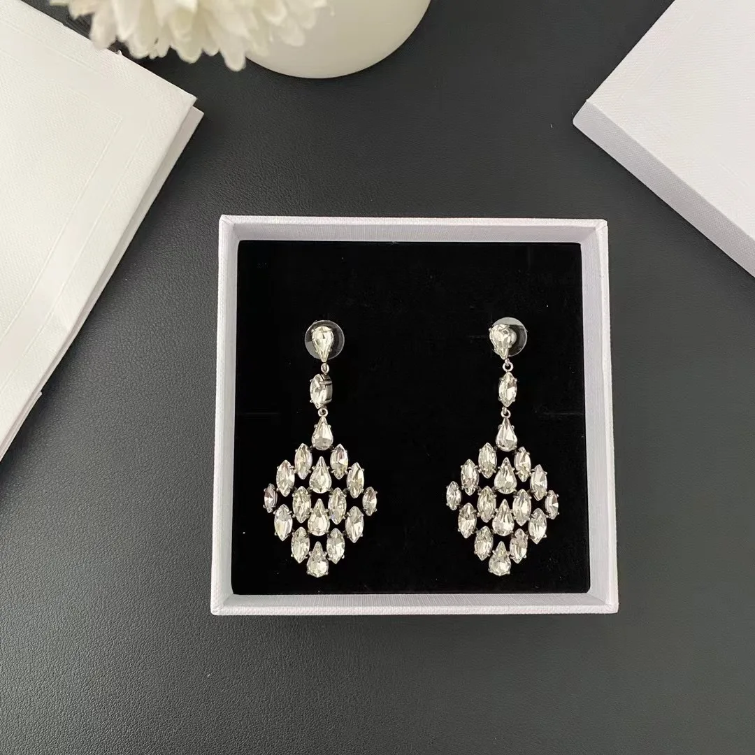 Earrings Light Luxury Retro Style Fringe Ear Clip For Women Aretes De Mujer Pendientes Boucle D’Oreille Orecchini Clip De Oreja