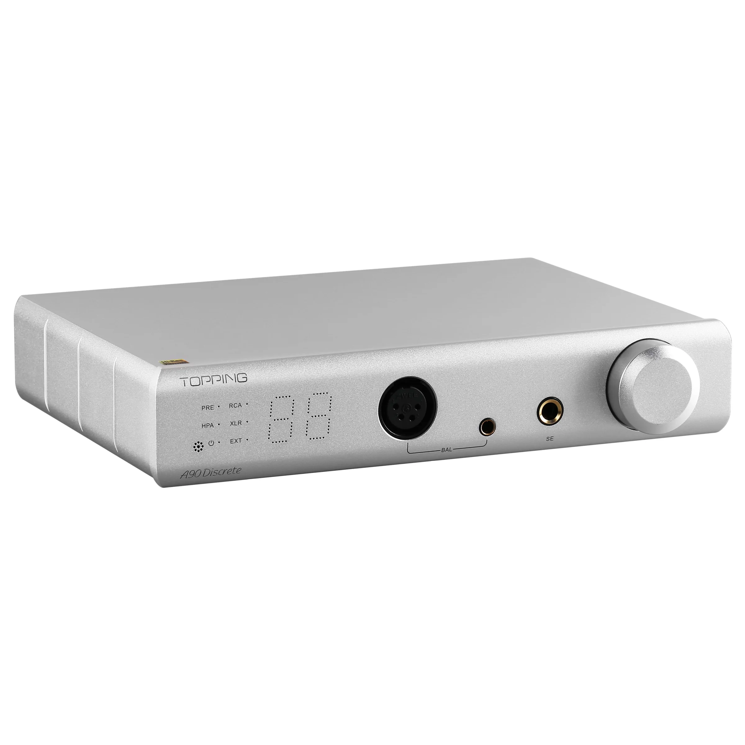 TOPPING A90 Discrete High Power Quality Fully Balanced Amp Mobile Phone Headphone Amplifier Pre-stage 4.4 HIFI 6.35mm A90d