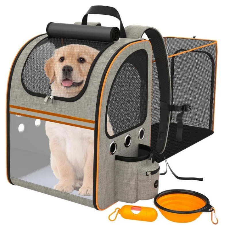 Small Medium Dog Cat Carrier Backpack Pet Travel Hiking Bag for Dogs And Cats on Travel And Hiking Trips