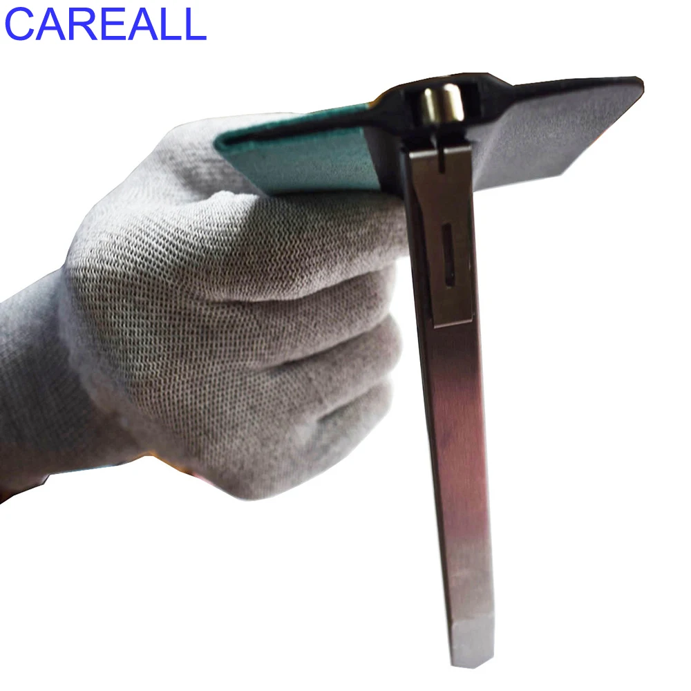 Magnetic Squeegee Carbon Fiber Film Vinyl Car Wrap Window Tint Magnet Scraper with Scratch-free Suede Felt Car Wrapping Tool