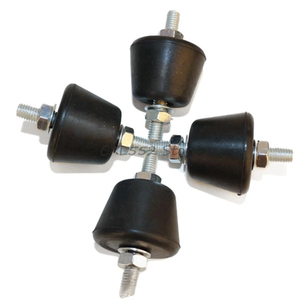 4Pcs Air Conditioner Shock Absorber Rubber Cushion Pads Anti Vibration